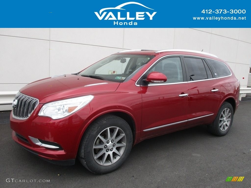 Crystal Red Tintcoat Buick Enclave