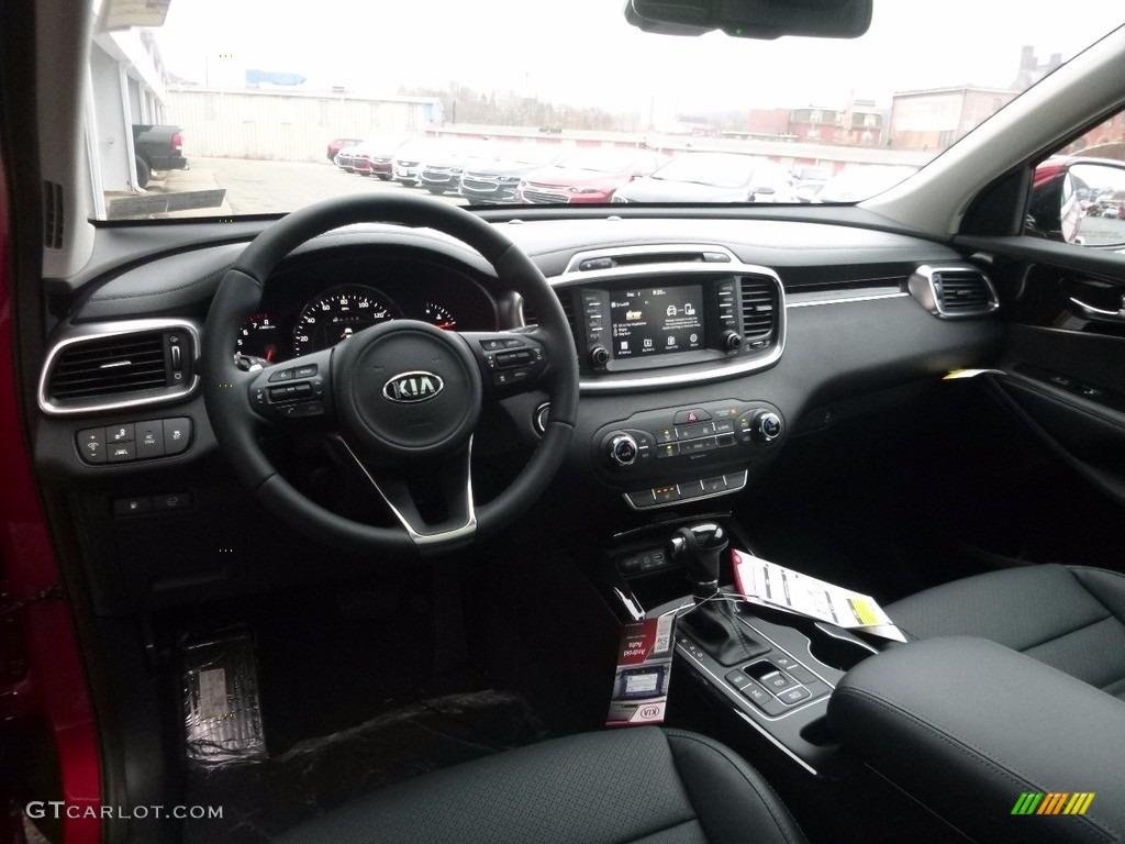 Black Interior 2017 Kia Sorento EX AWD Photo #117325744