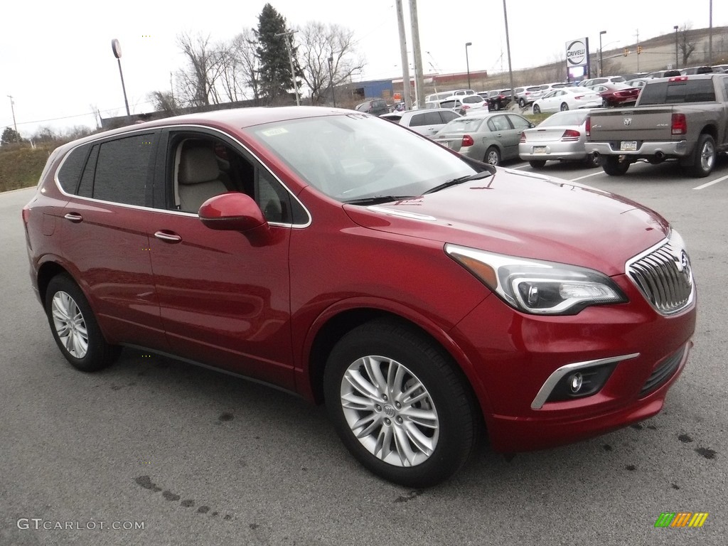 Chili Red Metallic 2017 Buick Envision Preferred AWD Exterior Photo #117325765