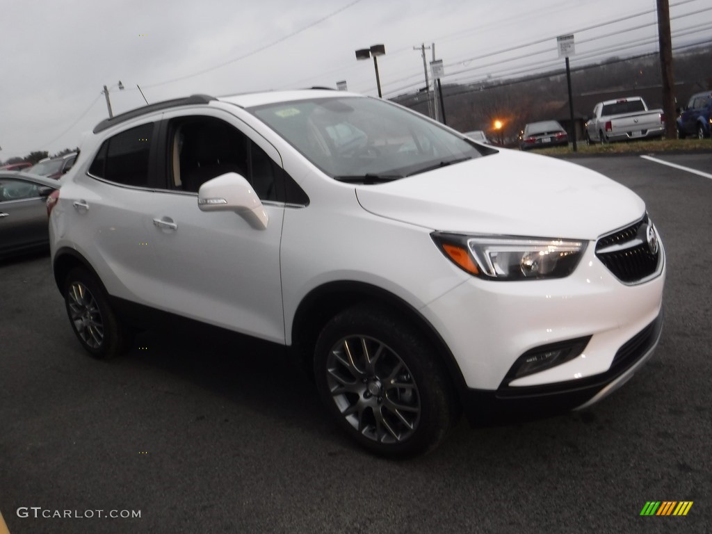 Summit White 2017 Buick Encore Sport Touring AWD Exterior Photo #117327025