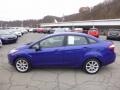 2014 Blue Candy Ford Fiesta SE Sedan  photo #6