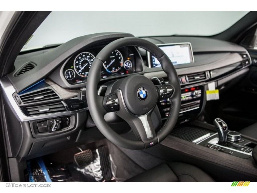 2017 BMW X5 xDrive35i Black Dashboard Photo #117328054