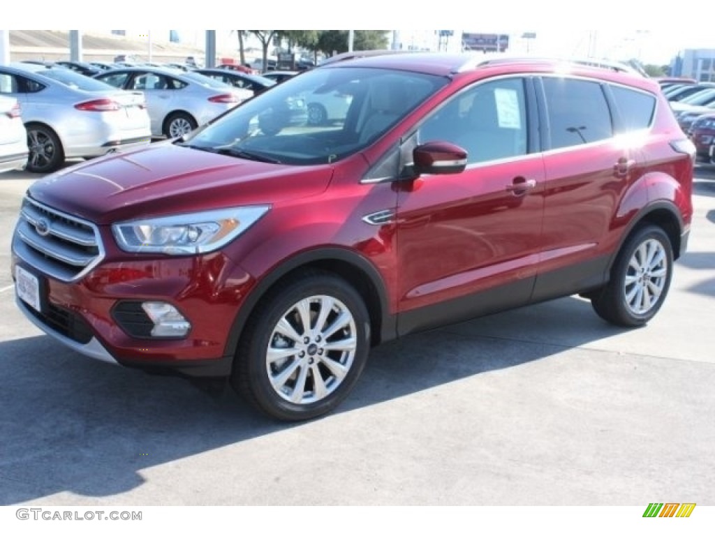 2017 Escape Titanium - Ruby Red / Medium Light Stone photo #4