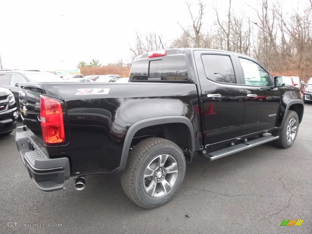 Black 2017 Chevrolet Colorado Z71 Crew Cab 4x4 Exterior Photo #117330664