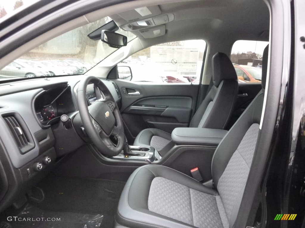 Jet Black Interior 2017 Chevrolet Colorado Z71 Crew Cab 4x4 Photo #117330796