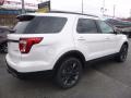 2017 White Platinum Ford Explorer XLT 4WD  photo #2