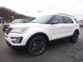 2017 White Platinum Ford Explorer XLT 4WD  photo #6