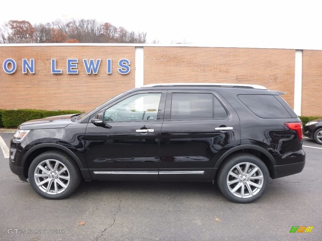 2017 Explorer Limited 4WD - Shadow Black / Ebony Black photo #5