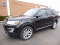 2017 Shadow Black Ford Explorer Limited 4WD  photo #6