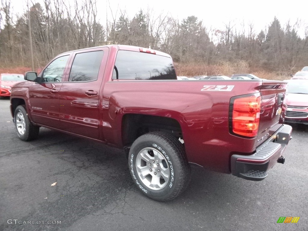 2017 Silverado 1500 LT Crew Cab 4x4 - Siren Red Tintcoat / Jet Black photo #7