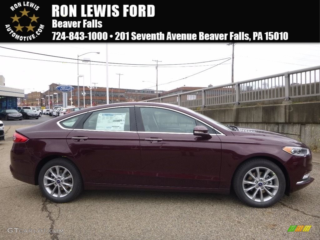 2017 Fusion SE - Burgundy Velvet / Medium Light Stone photo #1