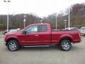 2016 Ruby Red Ford F150 XLT SuperCab 4x4  photo #5