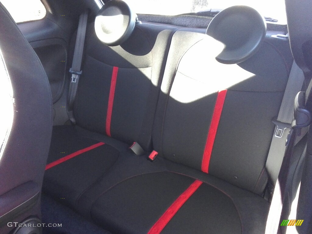 2017 Fiat 500 Abarth Rear Seat Photo #117333583