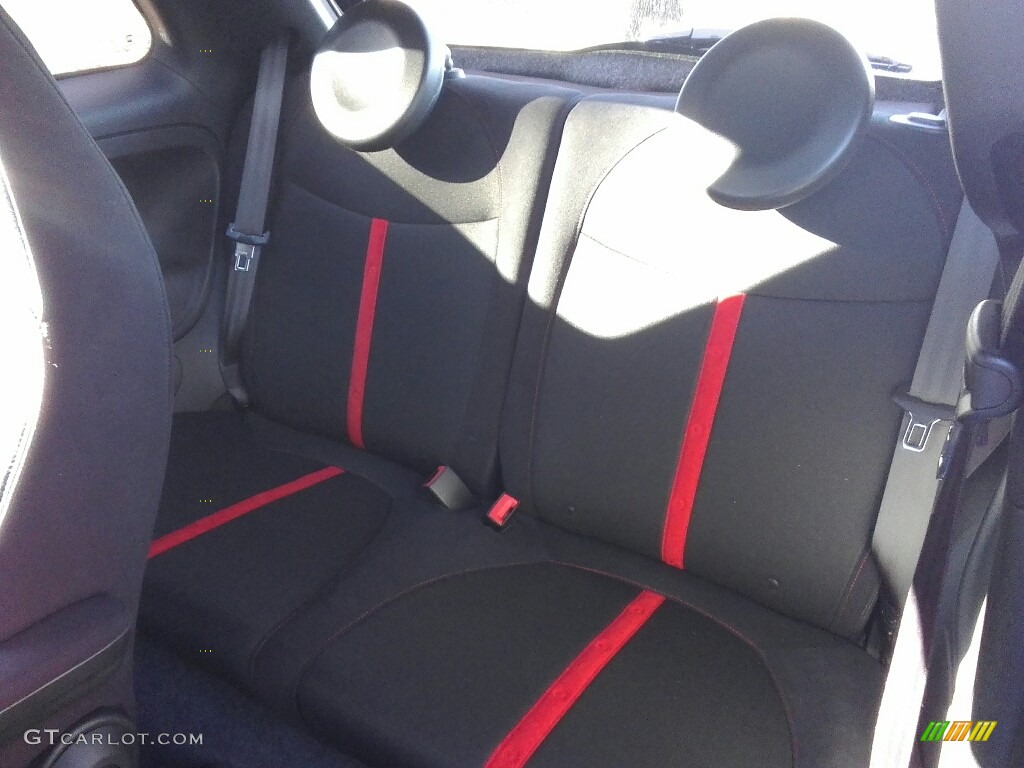 Nero (Black) Interior 2017 Fiat 500 Abarth Photo #117333583