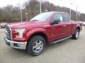 2016 Ruby Red Ford F150 XLT SuperCab 4x4  photo #6