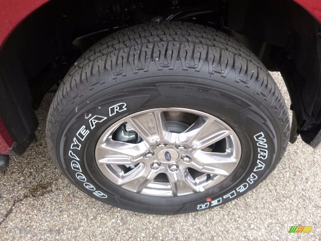 2016 F150 XLT SuperCab 4x4 - Ruby Red / Medium Earth Gray photo #9