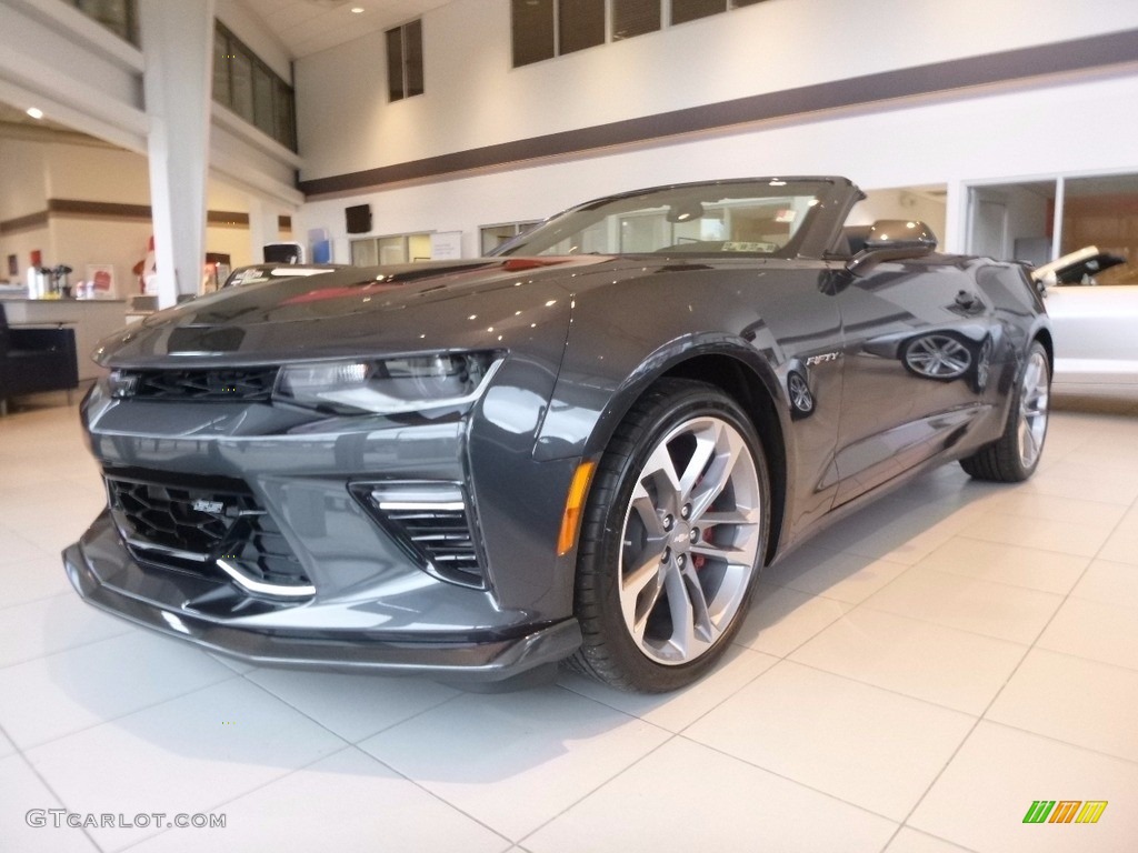 2017 Camaro SS Convertible 50th Anniversary - Nightfall Gray Metallic / 50th Anniversary Jet Black/Dark Gray photo #1