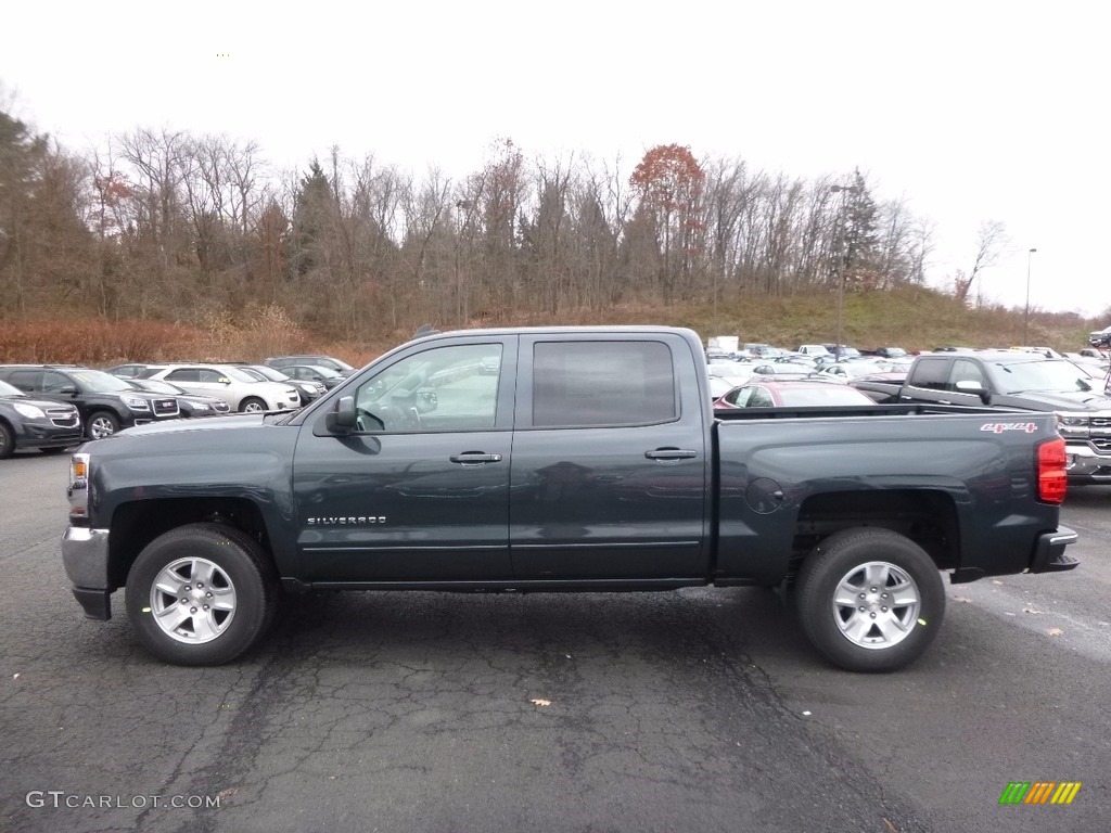 Graphite Metallic 2017 Chevrolet Silverado 1500 LT Crew Cab 4x4 Exterior Photo #117335347