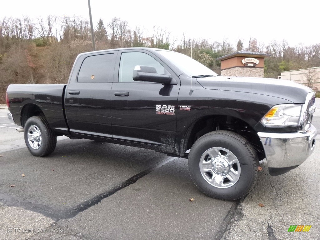 Brilliant Black Crystal Pearl 2017 Ram 2500 Tradesman Crew Cab 4x4 Exterior Photo #117335365