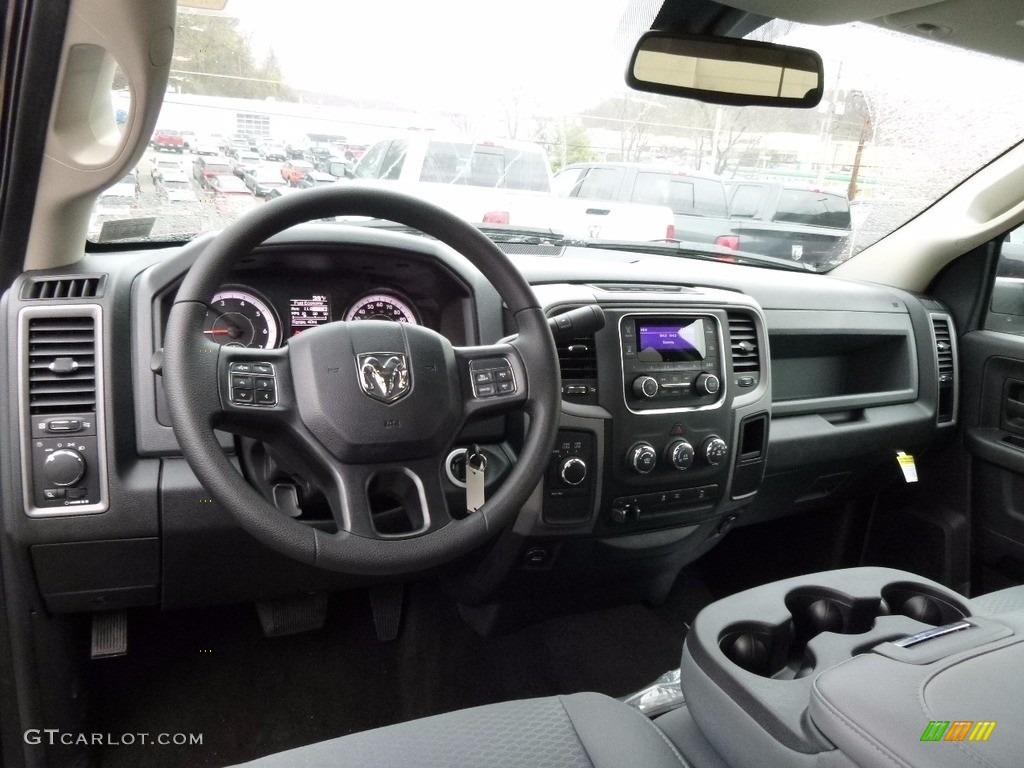 Black/Diesel Gray Interior 2017 Ram 2500 Tradesman Crew Cab 4x4 Photo #117335500