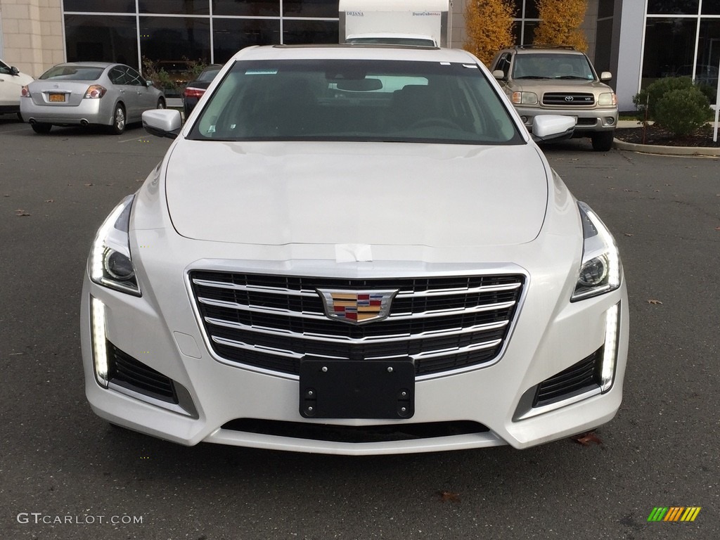 Crystal White Tricoat 2017 Cadillac CTS Luxury AWD Exterior Photo #117336166