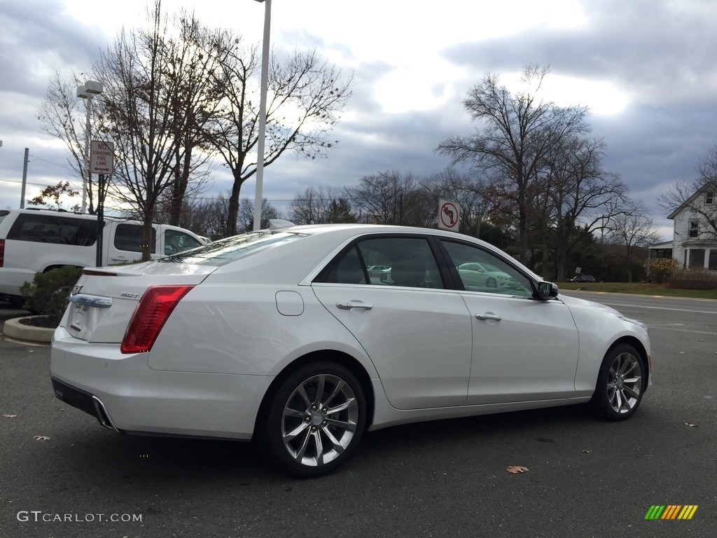 Crystal White Tricoat 2017 Cadillac CTS Luxury AWD Exterior Photo #117336220