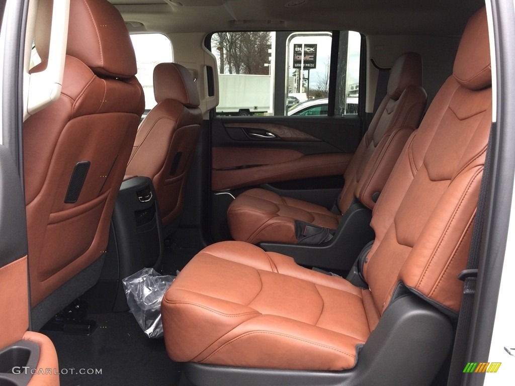 Kona Brown Interior 2017 Cadillac Escalade ESV Premium Luxury 4WD Photo #117336574