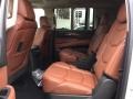2017 Cadillac Escalade Kona Brown Interior Rear Seat Photo