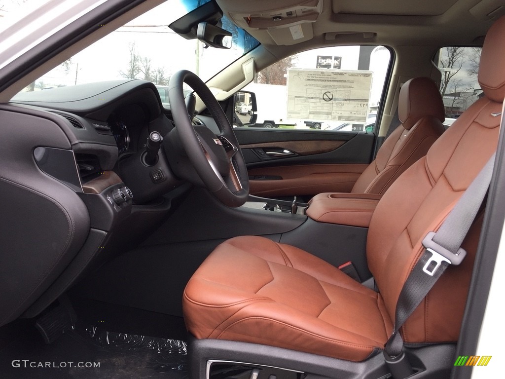 Kona Brown Interior 2017 Cadillac Escalade ESV Premium Luxury 4WD Photo #117336628
