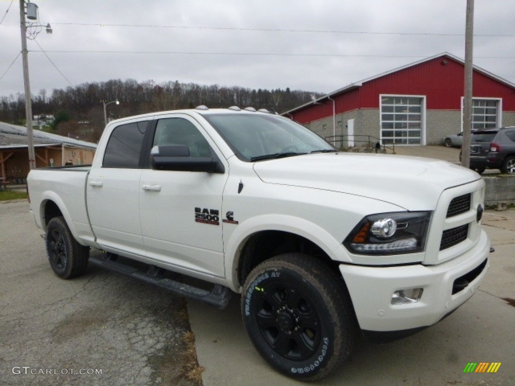 Bright White 2017 Ram 2500 Laramie Crew Cab 4x4 Exterior Photo #117336733
