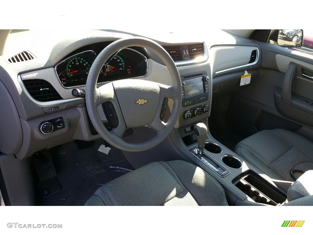 2017 Traverse LS - Silver Ice Metallic / Dark Titanium/Light Titanium photo #9