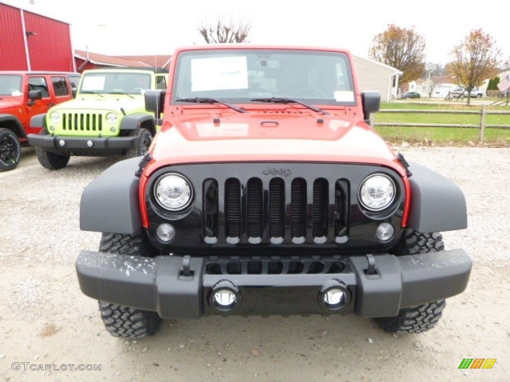 2017 Wrangler Unlimited Sport 4x4 - Firecracker Red / Black photo #12