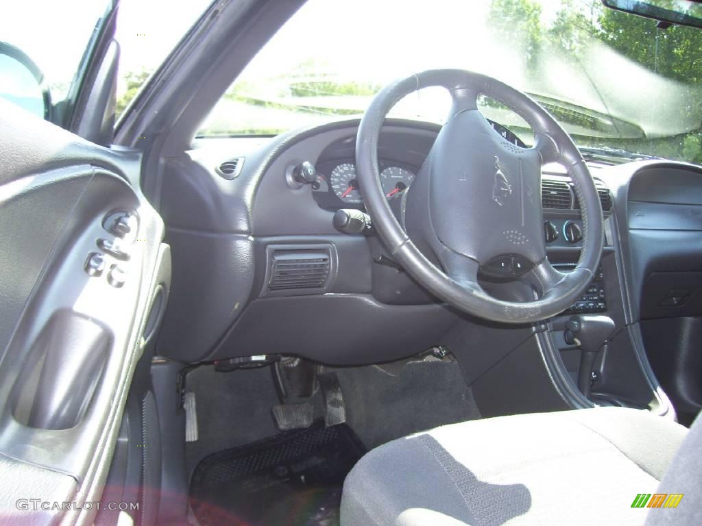2002 Mustang V6 Coupe - True Blue Metallic / Dark Charcoal photo #12