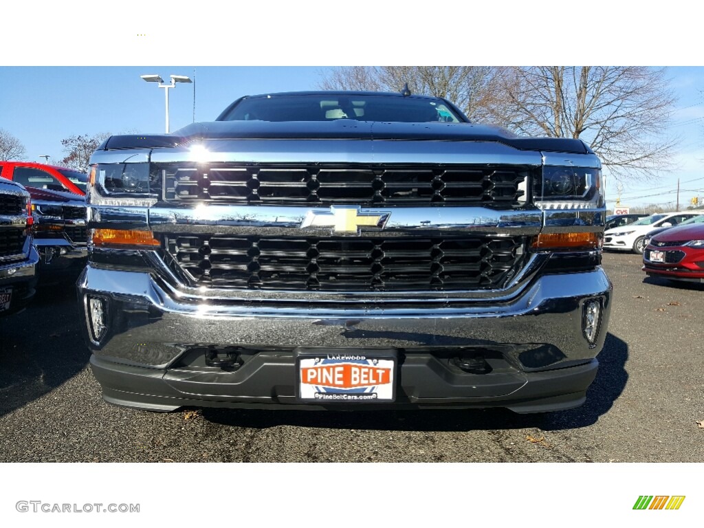 2017 Silverado 1500 LT Double Cab 4x4 - Black / Jet Black photo #2