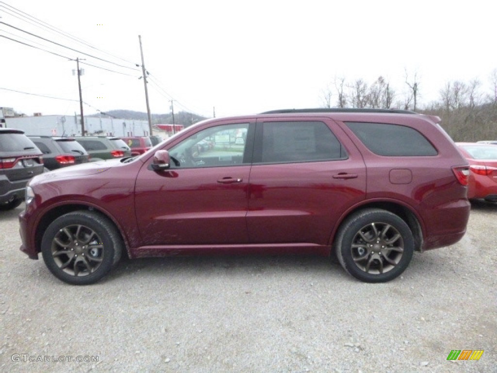 2017 Durango GT AWD - Octane Red Pearl / Black photo #3