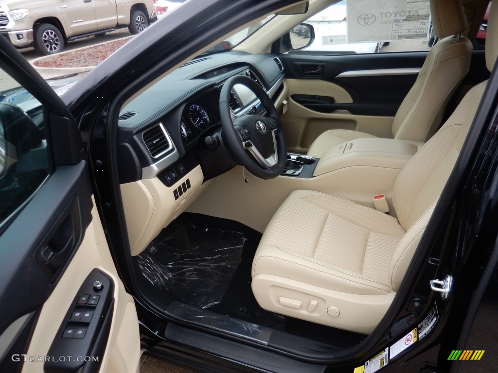 Almond Interior 2017 Toyota Highlander LE AWD Photo #117340657