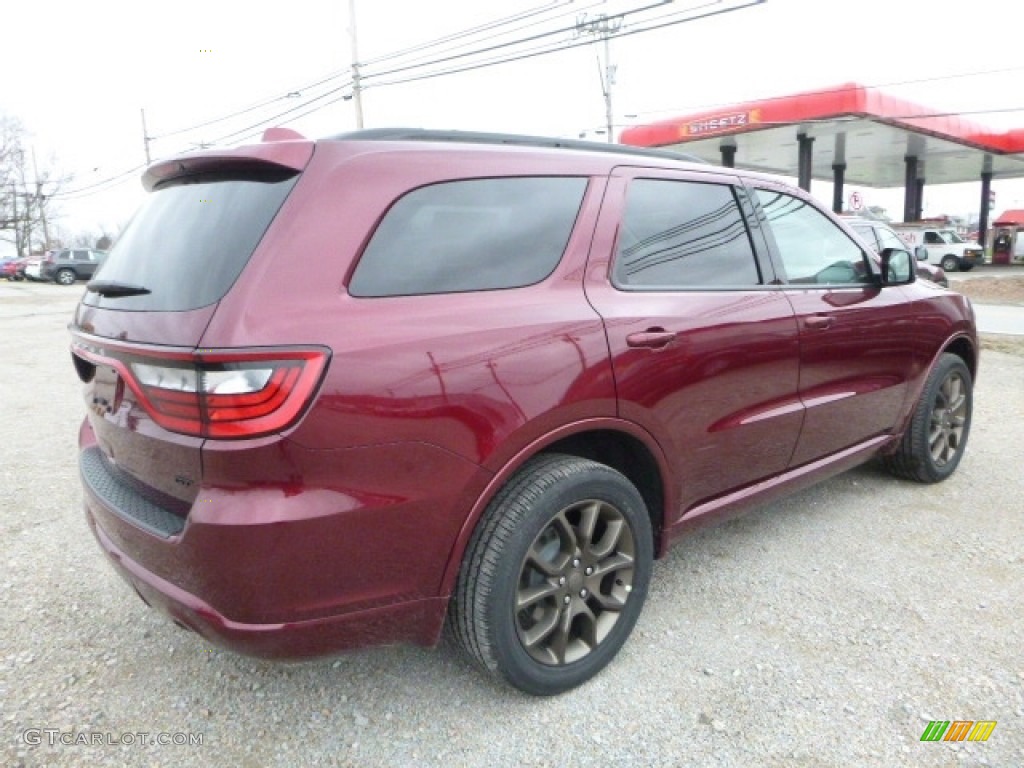 2017 Durango GT AWD - Octane Red Pearl / Black photo #7
