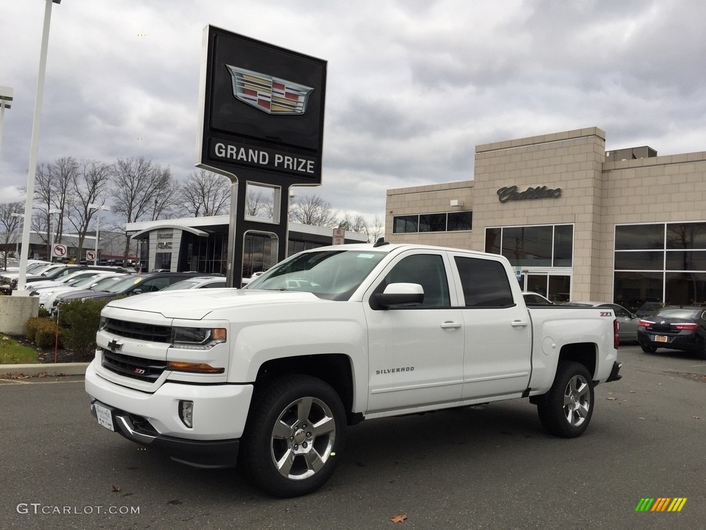 2017 Silverado 1500 LT Crew Cab 4x4 - Summit White / Jet Black photo #1