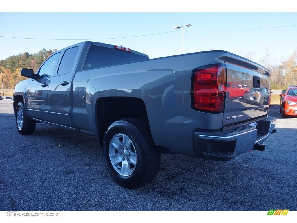 2017 Silverado 1500 LT Double Cab - Pepperdust Metallic / Jet Black photo #5