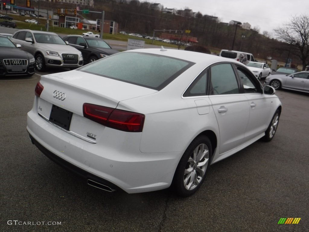 2017 A6 3.0 TFSI Premium Plus quattro - Glacier White Metallic / Nougat Brown photo #12