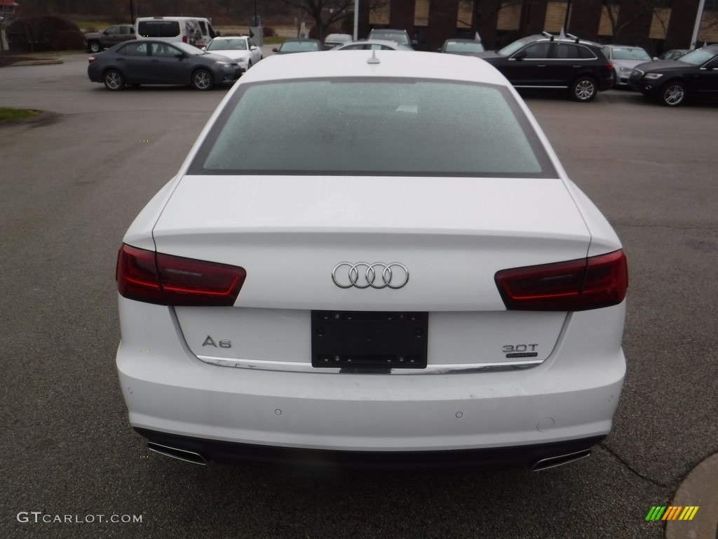 2017 A6 3.0 TFSI Premium Plus quattro - Glacier White Metallic / Nougat Brown photo #14
