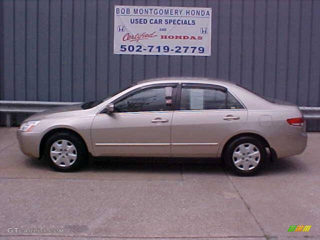 2003 Accord LX Sedan - Desert Mist Metallic / Ivory photo #1