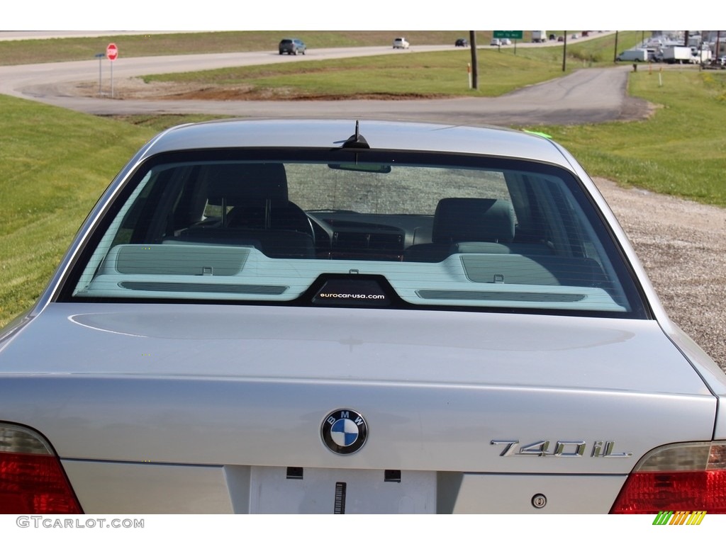 2001 7 Series 740iL Sedan - Titanium Silver Metallic / Grey photo #26