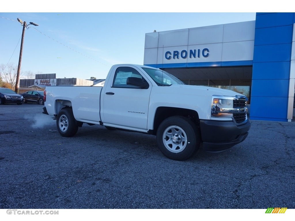 2017 Silverado 1500 WT Regular Cab - Summit White / Dark Ash/Jet Black photo #1
