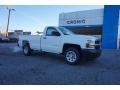 2017 Summit White Chevrolet Silverado 1500 WT Regular Cab  photo #1