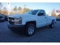 2017 Summit White Chevrolet Silverado 1500 WT Regular Cab  photo #3