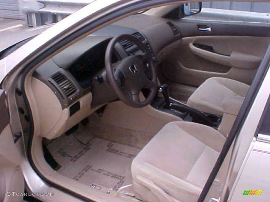 2003 Accord LX Sedan - Desert Mist Metallic / Ivory photo #5