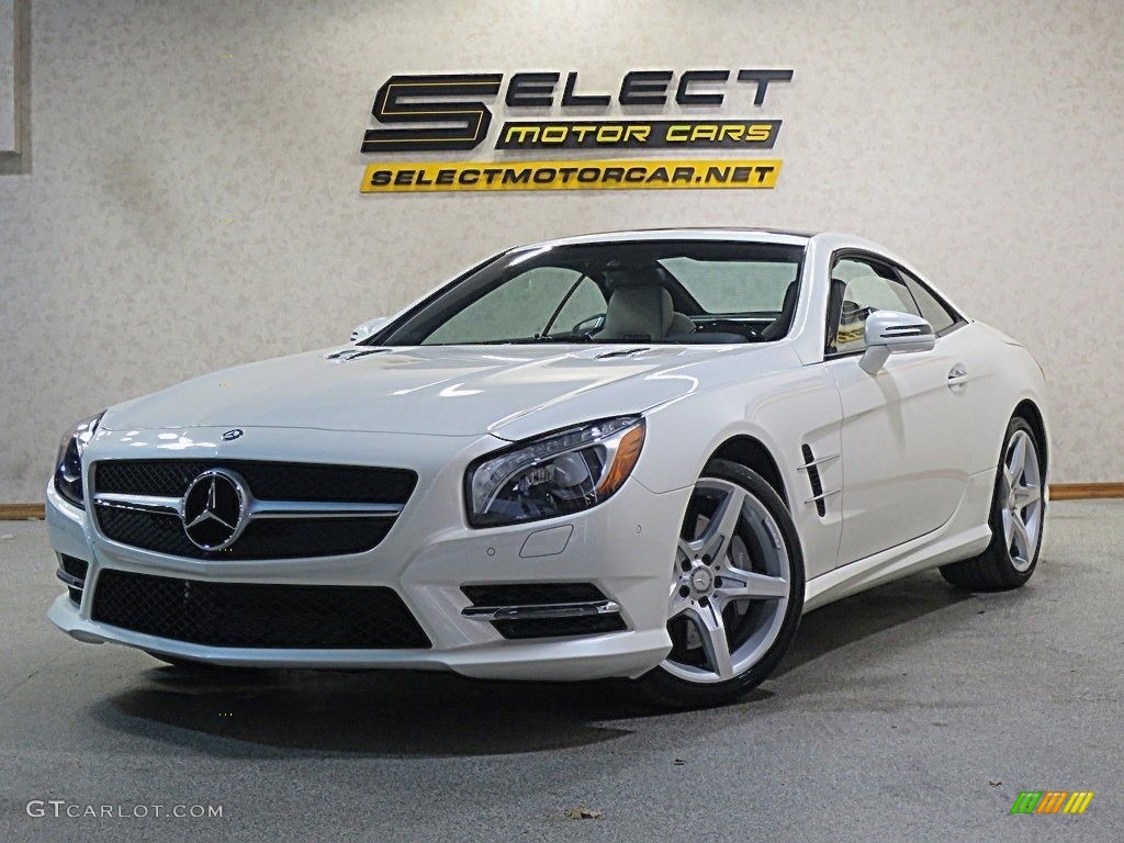 Diamond White Metallic Mercedes-Benz SL