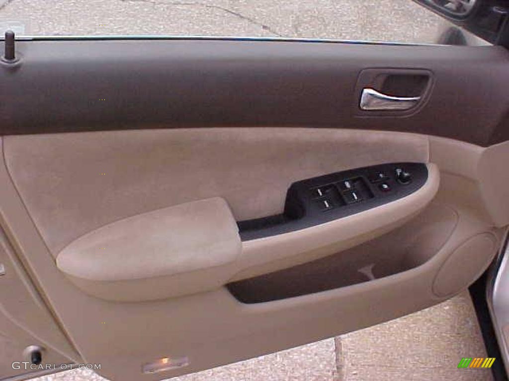 2003 Accord LX Sedan - Desert Mist Metallic / Ivory photo #6