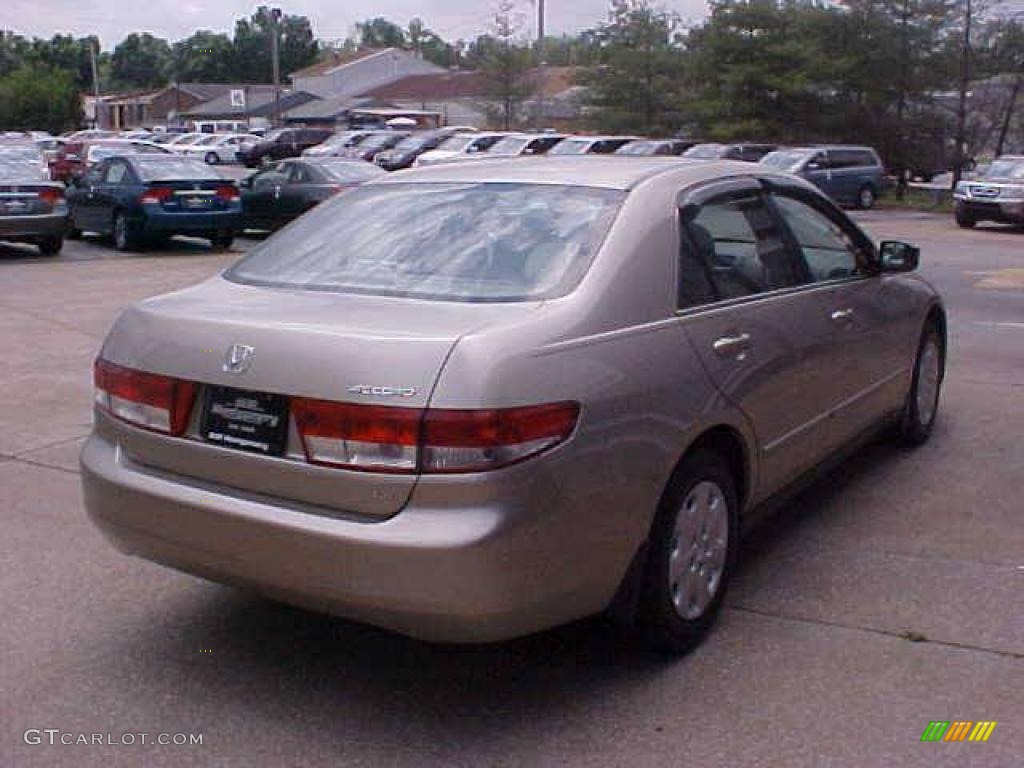 2003 Accord LX Sedan - Desert Mist Metallic / Ivory photo #9